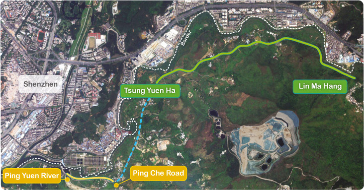 Lin Ma Hang Road Map